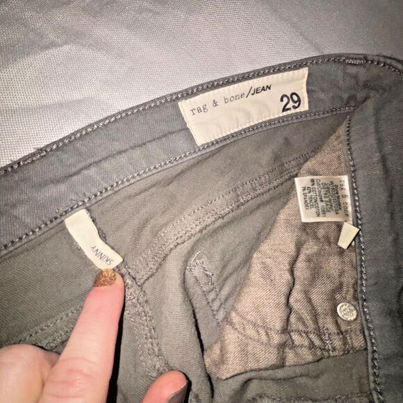 Women's Rag and Bone‎ Skinny Jean sage grey 29 - Picture 4 of 4
